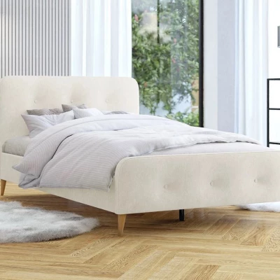 Čalúnená manželská posteľ bez matraca 180x200 CANDY - béžová