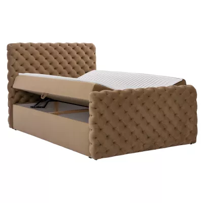 Hotelová dvojlôžková posteľ 140x200 VALANCIA LUX - mätová + topper ZDARMA