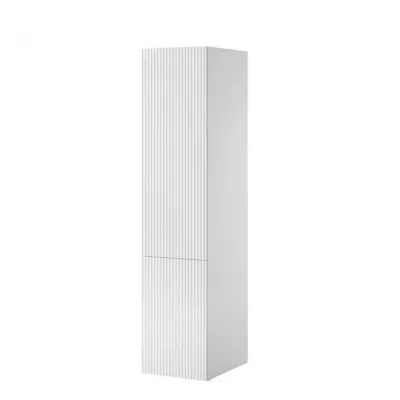 Úzka šatníková skriňa 45 cm CRATO - biela