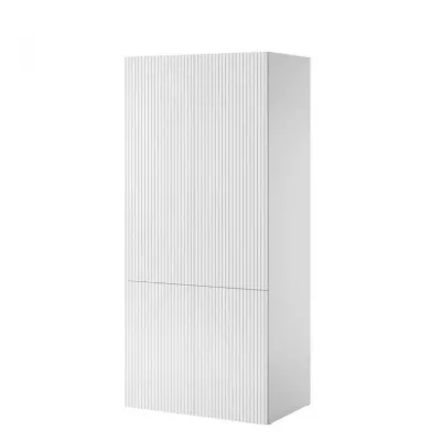 Úzka šatníková skriňa 90 cm CRATO - biela