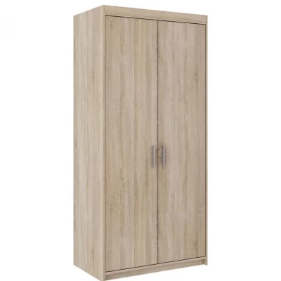 Úzka šatníková skriňa 90 cm ARCATA - dub sonoma