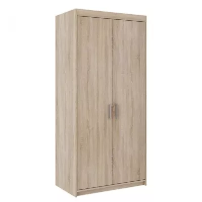 Úzka šatníková skriňa 90 cm ARCATA - dub sonoma
