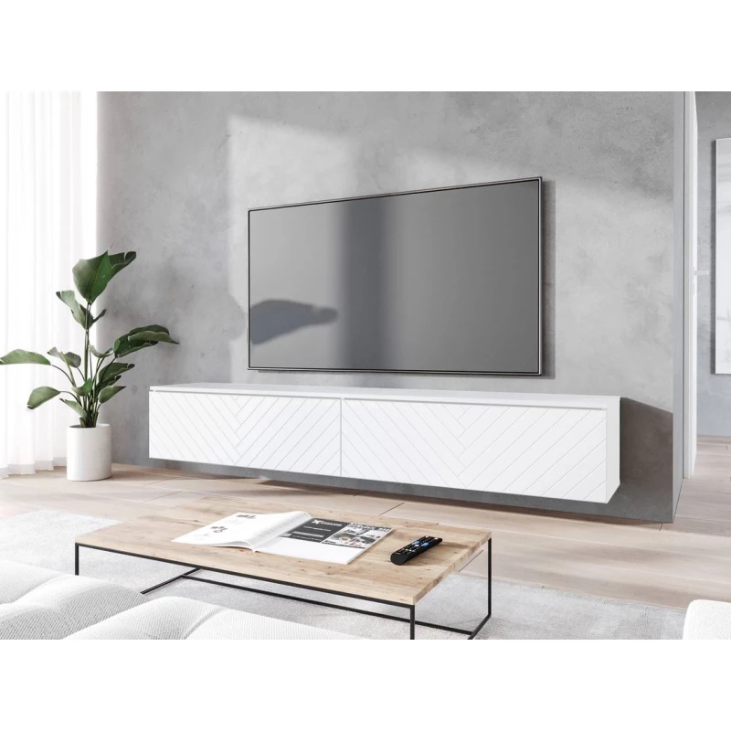 TV stolík 180 cm WILLA D - biely 1
