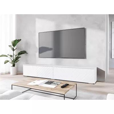 TV stolík 180 cm WILLA D - biely 1