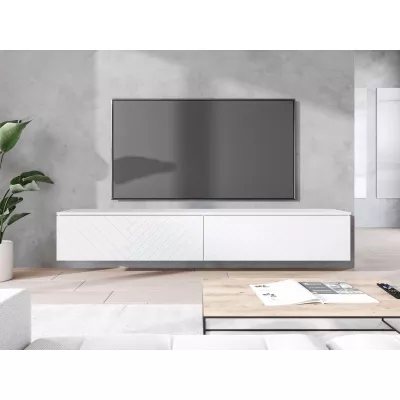 TV stolík 180 cm WILLA D - biely 1