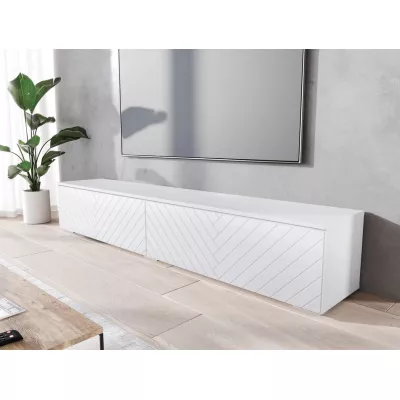 TV stolík 180 cm WILLA D - biely 1