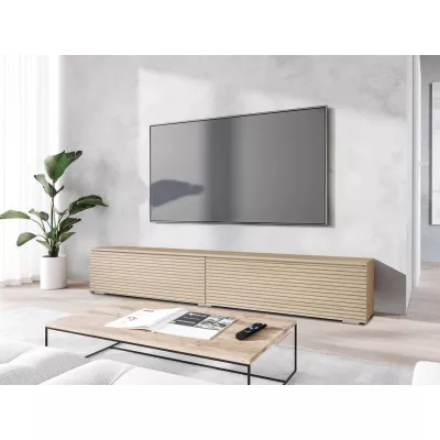 Televízna skrinka s LED osvetlením 180 cm WILLA D - dub gaja
