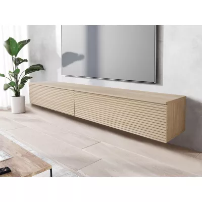 Televízna skrinka s LED osvetlením 180 cm WILLA D - dub gaja