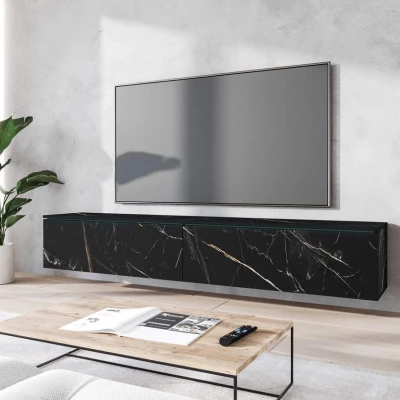 Televízna skrinka s LED osvetlením 180 cm WILLA D - san sebastian