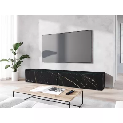 Televízna skrinka s LED osvetlením 180 cm WILLA D - san sebastian