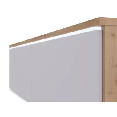 Televízna skrinka s LED osvetlením 180 cm WILLA D - dub gaja