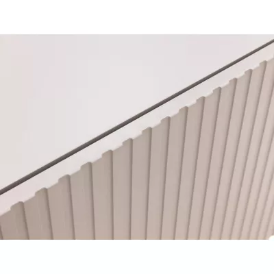 TV stolík s elektrickým krbom krbom AMPER - kašmír