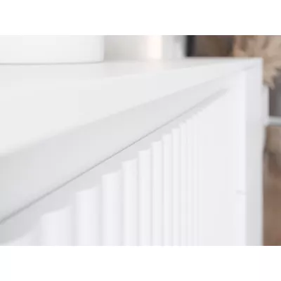 TV stolík s elektrickým krbom REMY - kašmír