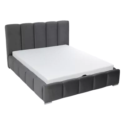 Čalúnená manželská posteľ 160x200 MIDKIFF - špinavá biela