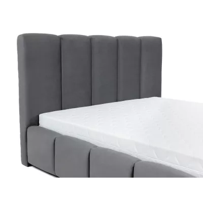 Čalúnená manželská posteľ 140x200 MIDKIFF - khaki
