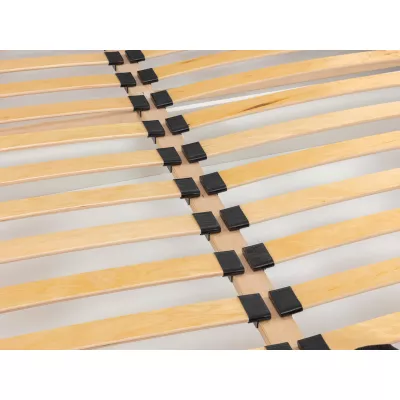 Čalúnená manželská posteľ 140x200 MIDKIFF - khaki