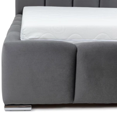 Čalúnená manželská posteľ 180x200 MIDKIFF - khaki