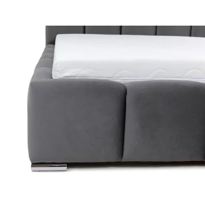 Čalúnená manželská posteľ 180x200 MIDKIFF - khaki