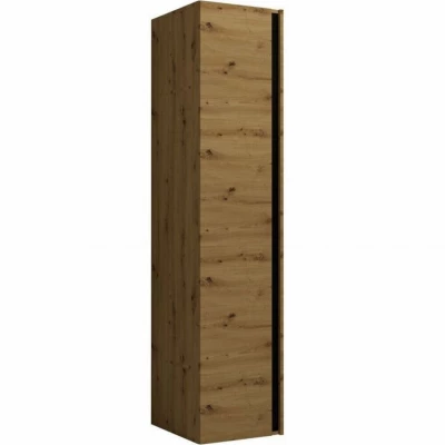 Predsieňová skriňa 40 cm SELAND - dub artisan / čierna