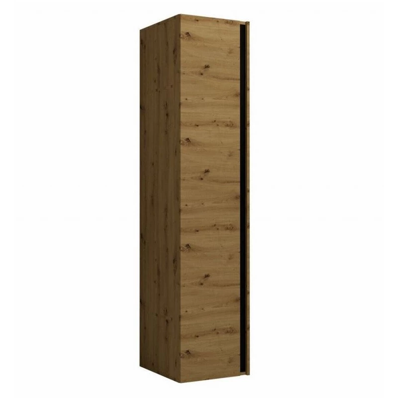 Predsieňová skriňa 40 cm SELAND - dub artisan / čierna