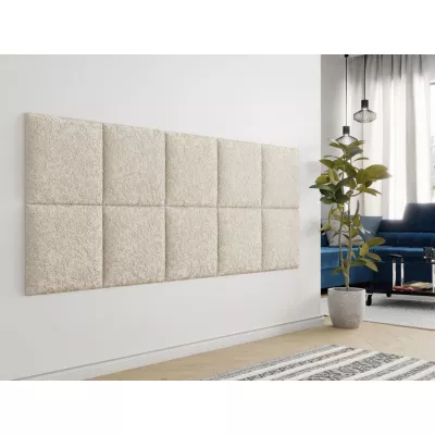 Čalúnený nástenný panel 42x42 PAG - svetlý béžový