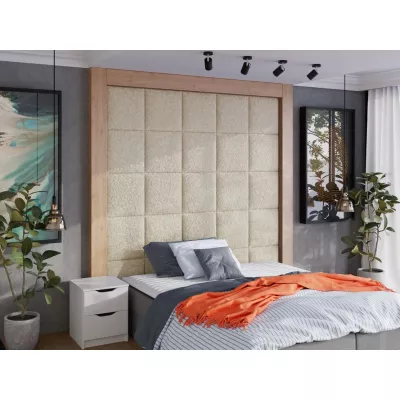 Čalúnený nástenný panel 42x42 PAG - svetlý béžový