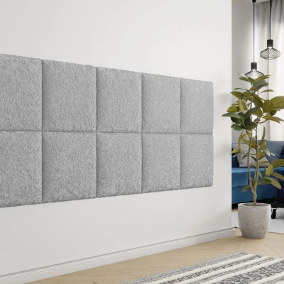Čalúnený nástenný panel 42x42 PAG - šedý