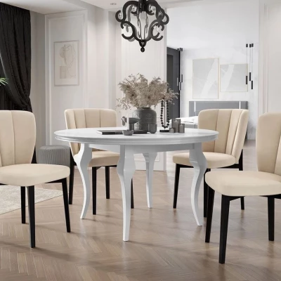 Stolička do jedálne PIMA 3 - čierna / béžová 2