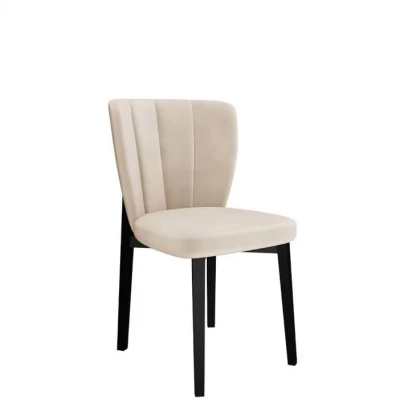 Stolička do jedálne PIMA 3 - čierna / béžová 2