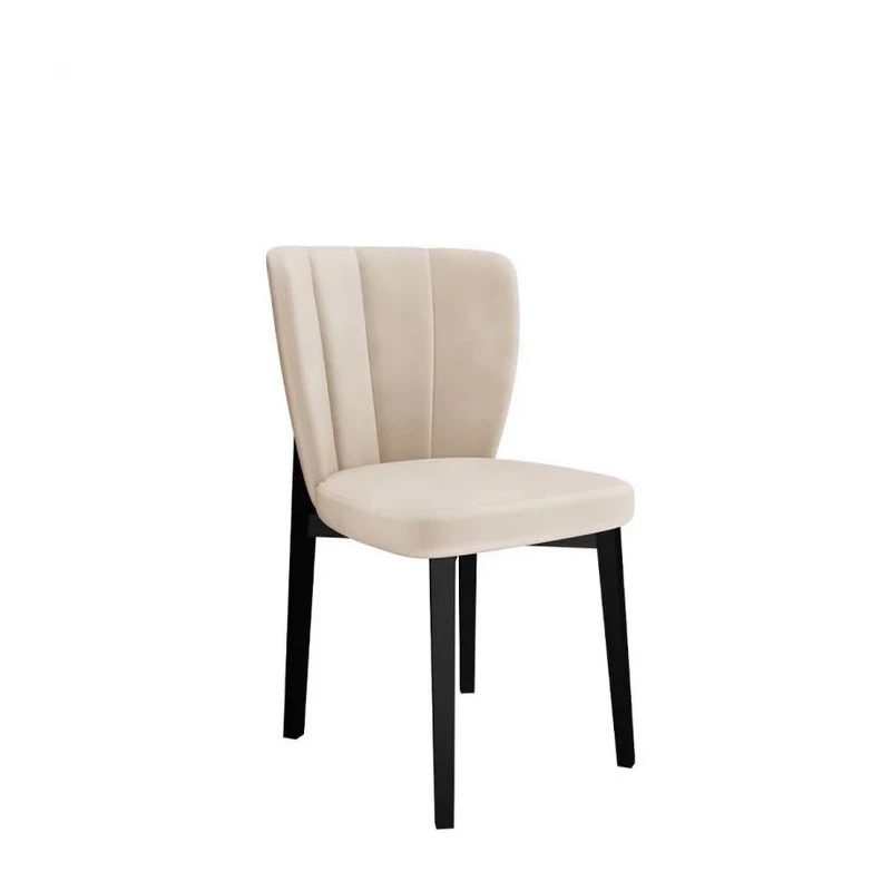 Stolička do jedálne PIMA 3 - čierna / béžová 2