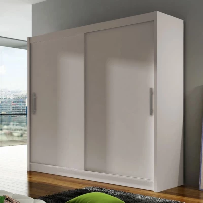 Šatníková skriňa 180 cm s posuvnými dverami a LED osvetlením FLORENCIO 1 - kašmír
