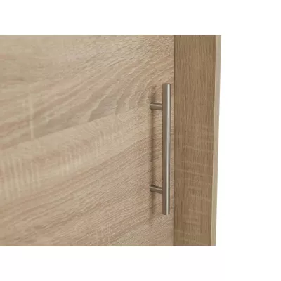 Šatníková skriňa 180 cm s posuvnými dverami a LED osvetlením FLORENCIO 1 - kašmír