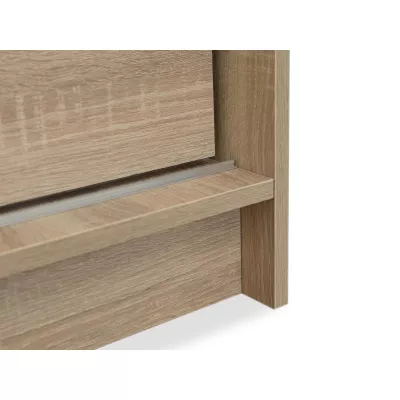 Šatníková skriňa 180 cm s posuvnými dverami a LED osvetlením FLORENCIO 1 - kašmír