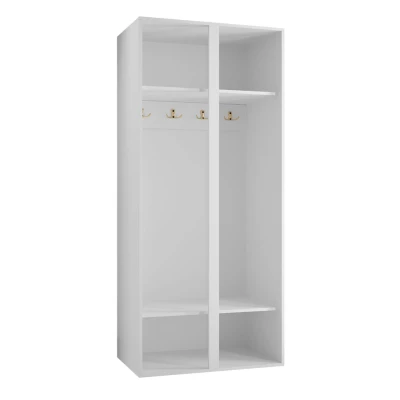 Úzka skriňa do predsiene 74 cm MALIA - čierna