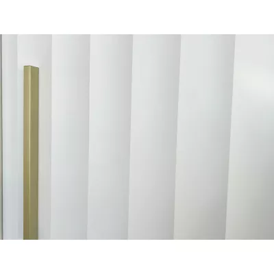 Zrkadlová šatníková skriňa 100 cm LUNIVE 2 - čierna