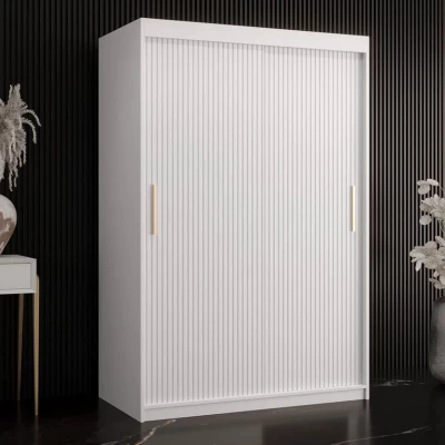 Šatníková skriňa 120 cm LONZO 1 - biela