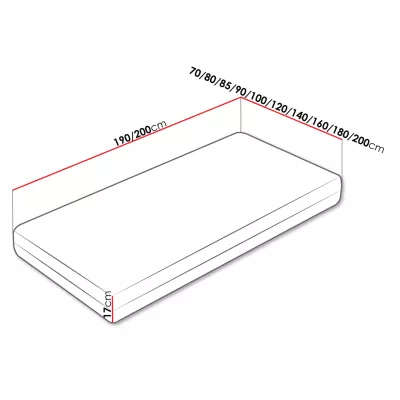 Pružinový matrac REGLA - 70x200