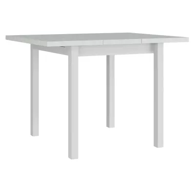 Jedálenský rozkladací stôl 80 cm so 4 stoličkami ADELBITE 4 - orech / béžová