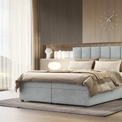 Hotelová posteľ DELTA 1 - 140x200, svetlo šedá