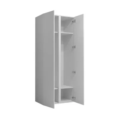 Zrkadlová skriňa do predsiene 74 cm SELAND - biela