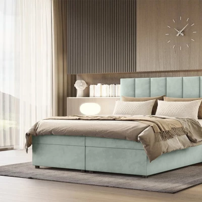 Hotelová posteľ DELTA 1 - 140x200, tyrkysová