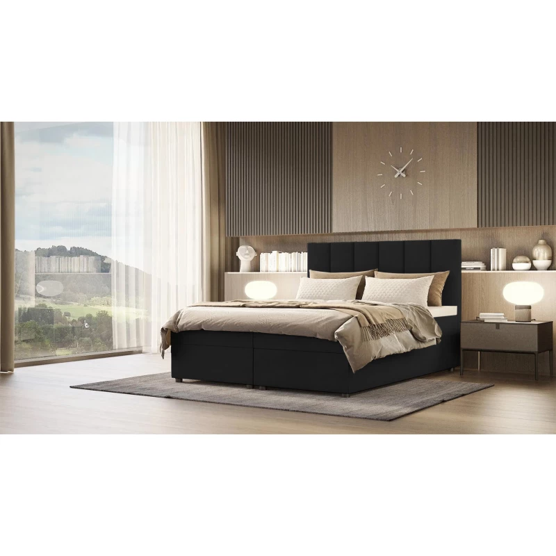 Hotelová posteľ DELTA 1 - 140x200, čierna