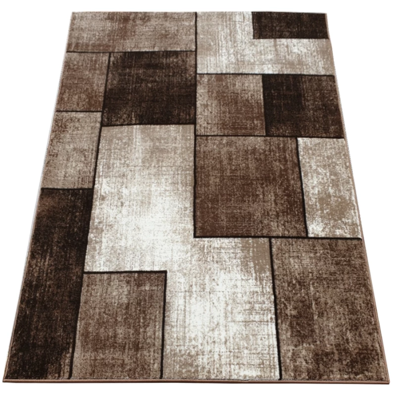 Kusový koberec 60x100 cm DEMIAN - hnedý / béžový