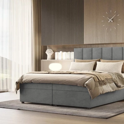 Čalúnená posteľ DELTA 2 - 160x200, šedá