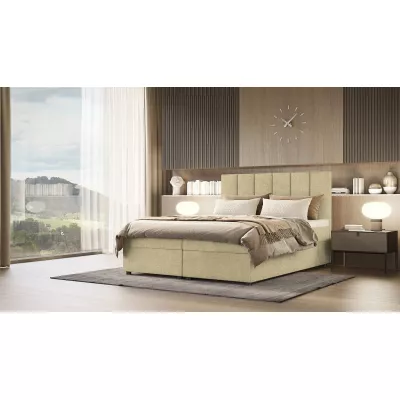 Kontinentálna posteľ DELTA 4 - 160x200, ecru