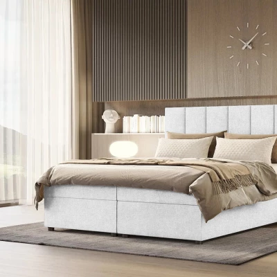 Kontinentálna posteľ DELTA 4 - 160x200, biela