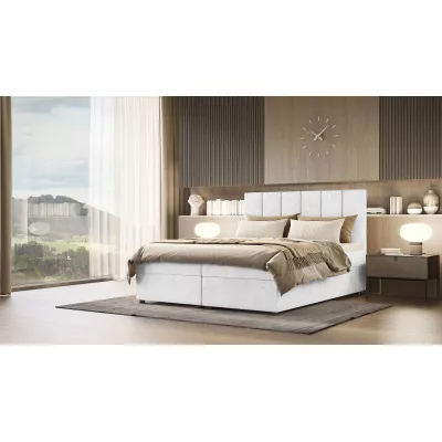 Kontinentálna posteľ DELTA 4 - 160x200, biela