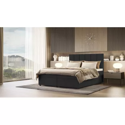 Kontinentálna posteľ DELTA 4 - 180x200, čierna