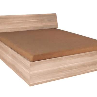 Manželská posteľ s úložným priestorom 160x200 MAKEL - dub sonoma