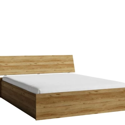 Manželská posteľ s úložným priestorom 180x200 MAKEL - dub catania